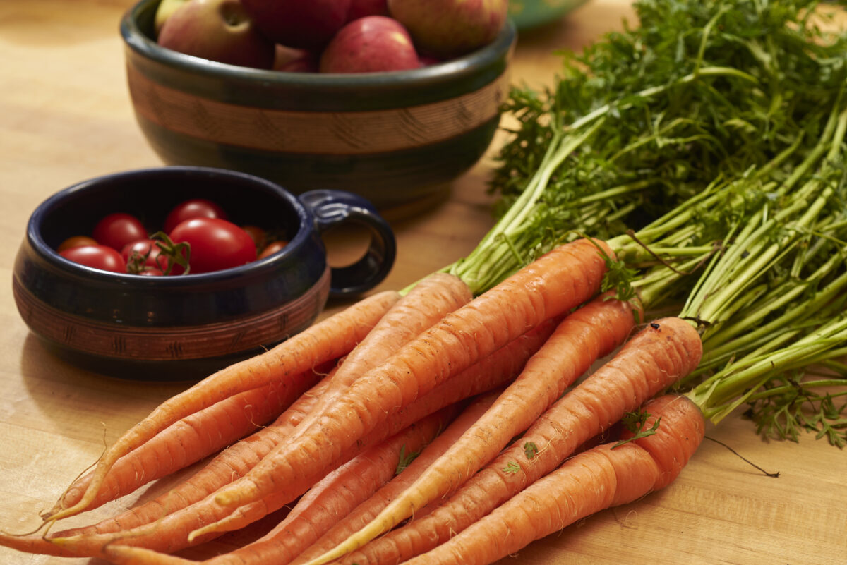 Fresh Carrots Vegetable Free Stock Image