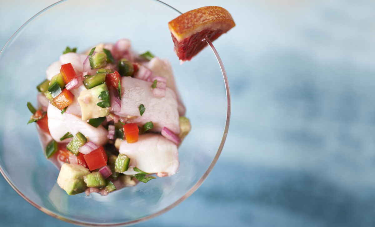 Seafood Ceviche Dish Free Stock Image