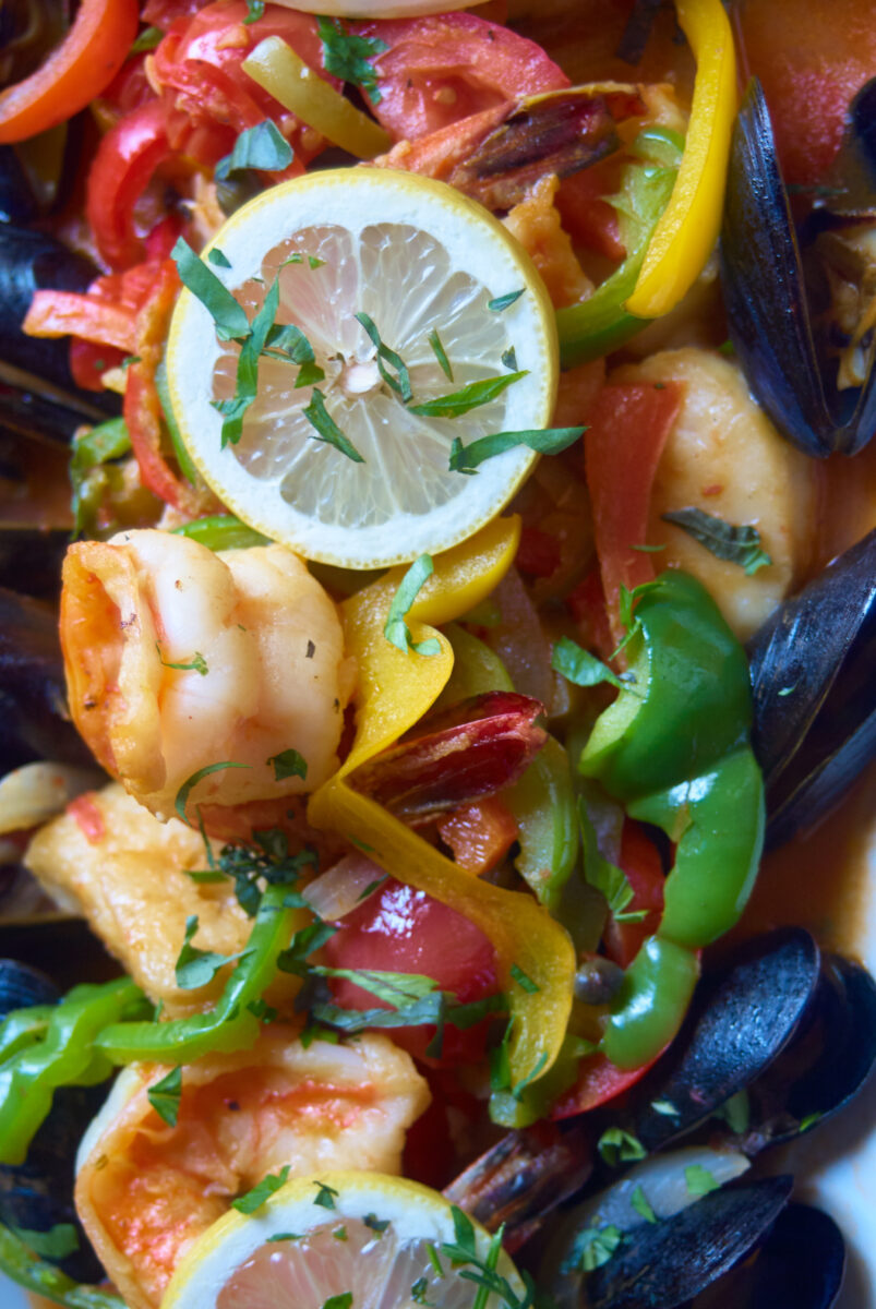 Seafood Stew Close up Free Stock Image